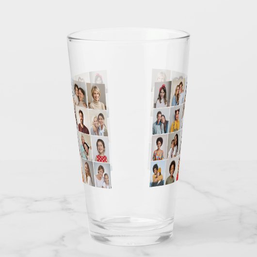 Erstellen Sie Ihre eigene 20-FotoCollage Glas (Links)