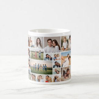 Erstellen Sie Ihre eigene 20-FotoCollage Kaffeetasse
