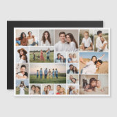 Erstellen Sie Ihre eigene 20 Fotocollage Magnetkar Magnetkarte (Vorne/Hinten)