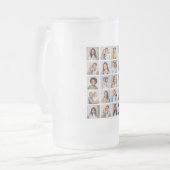 Erstellen Sie Ihre eigene 20-FotoCollage Mattglas Bierglas (Vorderseite Links)