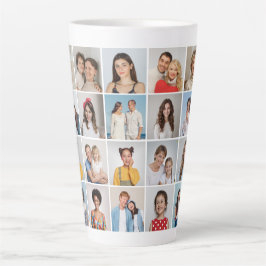 Erstellen Sie Ihre eigene 20-FotoCollage Milchtasse