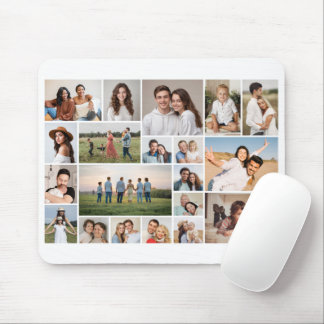 Erstellen Sie Ihre eigene 20-FotoCollage Mousepad