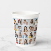 Erstellen Sie Ihre eigene 20-FotoCollage Pappbecher (Rückseite)