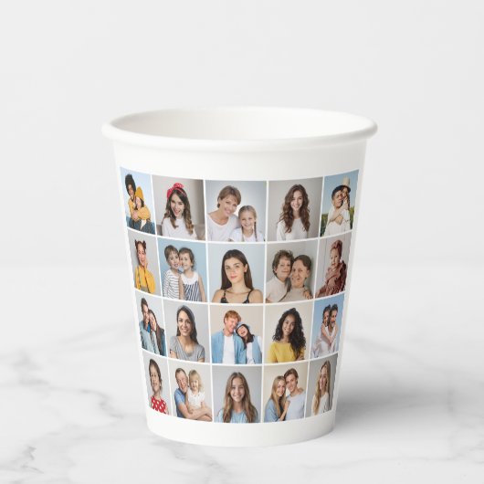 Erstellen Sie Ihre eigene 20-FotoCollage Pappbecher (Vorderseite)
