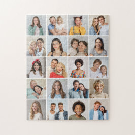 Erstellen Sie Ihre eigene 20-FotoCollage Puzzle