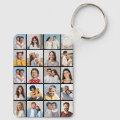 Erstellen Sie Ihre eigene 20-FotoCollage Schlüsselanhänger (Rückseite)