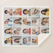 Erstellen Sie Ihre eigene 20-FotoCollage Sherpadecke (Vorderseite (Horizontal))