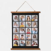 Erstellen Sie Ihre eigene 20-FotoCollage Wandteppich Mit Holzrahmen (Vorderseite)