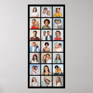 Erstellen Sie Ihre eigene 21-Foto-Collage, editier Poster