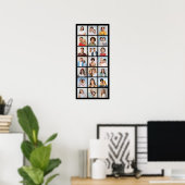 Erstellen Sie Ihre eigene 21-Foto-Collage, editier Poster (Heimbüro)