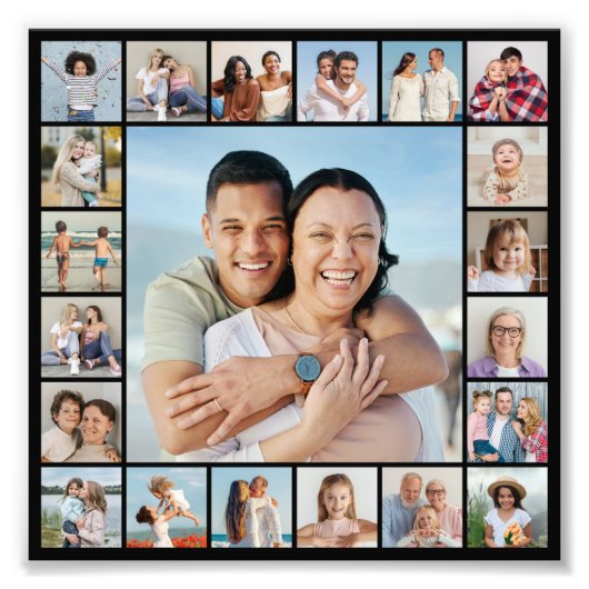 Erstellen Sie Ihre eigene 21 Foto Collage Foto Erw (Vorne)