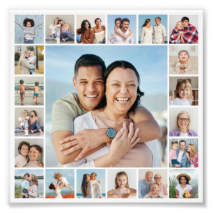 Erstellen Sie Ihre eigene 21 Foto Collage Foto Erw