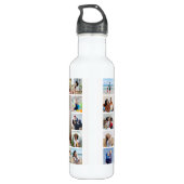 Erstellen Sie Ihre eigene 21 FotoCollage Edelstahlflasche (Rückseite)