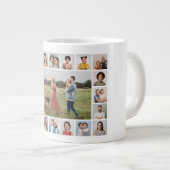 Erstellen Sie Ihre eigene 21 FotoCollage Jumbo-Tasse (Vorderseite Rechts)