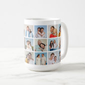 Erstellen Sie Ihre eigene 21 FotoCollage Kaffeetasse (VorderseiteRechts)