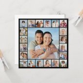 Erstellen Sie Ihre eigene 21 FotoCollage Karte (Vorderseite/Rückseite Beispiel)