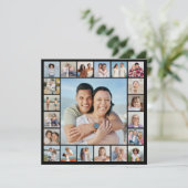 Erstellen Sie Ihre eigene 21 FotoCollage Karte (Stehend Vorderseite)