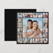 Erstellen Sie Ihre eigene 21 FotoCollage Mitteilungskarte (Vorne/Hinten)