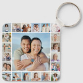 Erstellen Sie Ihre eigene 21 FotoCollage Schlüsselanhänger (Rückseite)