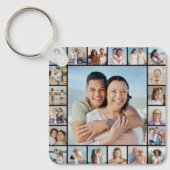 Erstellen Sie Ihre eigene 21 FotoCollage Schlüsselanhänger (Vorderseite)