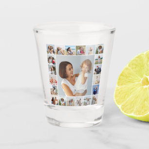 Erstellen Sie Ihre eigene 21 FotoCollage Schnapsglas