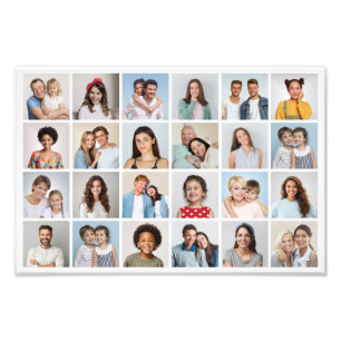 Erstellen Sie Ihre eigene 24-Foto-Collage Fotodruck