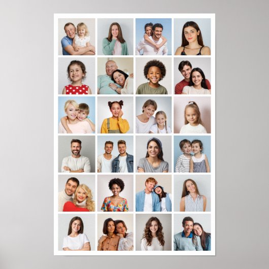 Erstellen Sie Ihre eigene 24-Foto-Collage Poster (Vorne)