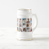 Erstellen Sie Ihre eigene 24 FotoCollage Bierglas (VorderseiteRechts)