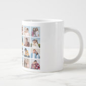 Erstellen Sie Ihre eigene 24 FotoCollage Jumbo-Tasse (Rechts)