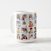 Erstellen Sie Ihre eigene 24 FotoCollage Kaffeetasse (Vorderseite Links)