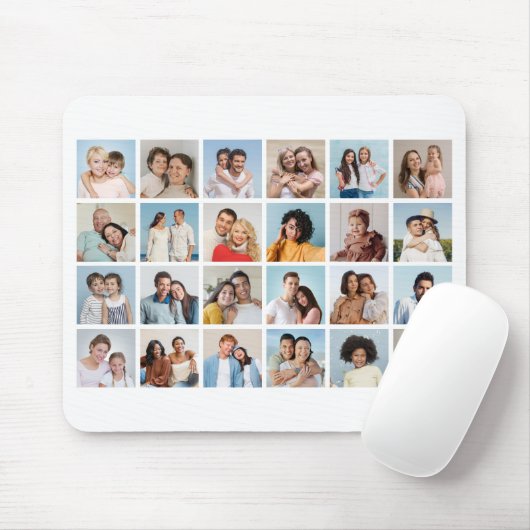 Erstellen Sie Ihre eigene 24 FotoCollage Mousepad (Mit Mouse)