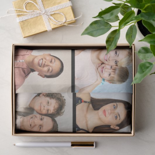 Erstellen Sie Ihre eigene 24 FotoCollage Seidenpapier (Geschenk)