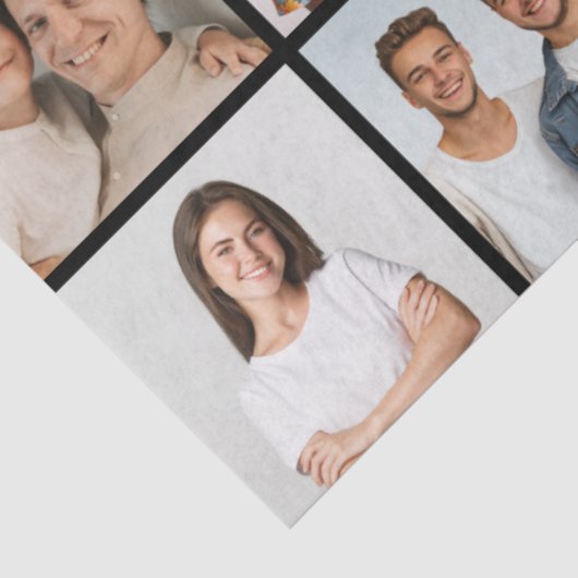 Erstellen Sie Ihre eigene 24 FotoCollage Seidenpapier (Ausschnitt)