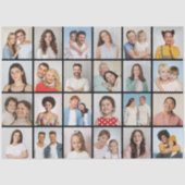 Erstellen Sie Ihre eigene 24 FotoCollage Seidenpapier (Vorderseite)