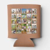 Erstellen Sie Ihre eigene 25-Foto Collage bearbeit Dosenkühler (Rückseite)