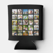 Erstellen Sie Ihre eigene 25-Foto Collage bearbeit Dosenkühler (Rückseite)