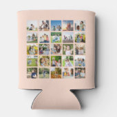 Erstellen Sie Ihre eigene 25-Foto Collage bearbeit Dosenkühler (Rückseite)