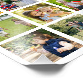 Erstellen Sie Ihre eigene 25-Foto Collage bearbeit Fotodruck (Ecke)