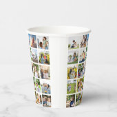 Erstellen Sie Ihre eigene 25-Foto Collage bearbeit Pappbecher (Rechts)