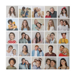 Erstellen Sie Ihre eigene 25-Foto Collage Fliese