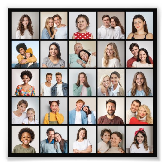 Erstellen Sie Ihre eigene 25 Foto Collage Foto Erw (Vorne)
