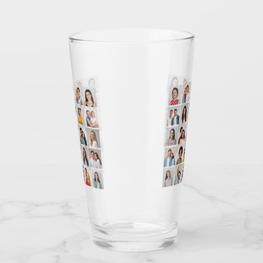 Erstellen Sie Ihre eigene 25-Foto Collage Glas (Rechts)