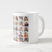 Erstellen Sie Ihre eigene 25-Foto Collage Jumbo-Tasse (Vorderseite Rechts)