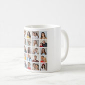 Erstellen Sie Ihre eigene 25-Foto Collage Kaffeetasse (VorderseiteRechts)