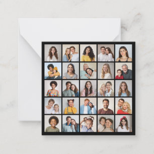 Erstellen Sie Ihre eigene 25-Foto-Collage Mitteilungskarte