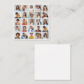Erstellen Sie Ihre eigene 25-Foto Collage Mitteilungskarte (Vorne/Hinten)