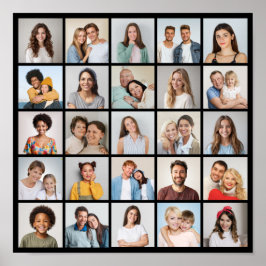 Erstellen Sie Ihre eigene 25-Foto Collage Poster
