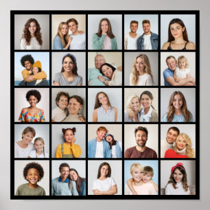 Erstellen Sie Ihre eigene 25-Foto Collage Poster