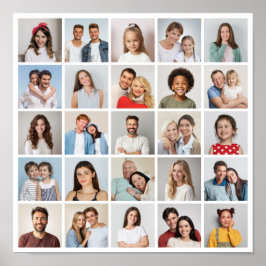 Erstellen Sie Ihre eigene 25-Foto Collage Poster