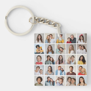 Erstellen Sie Ihre eigene 25-Foto-Collage Schlüsselanhänger